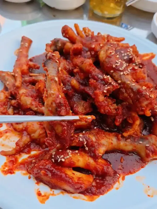 닭발 확대 사진