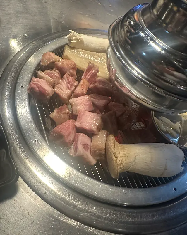 미친고기 상차림