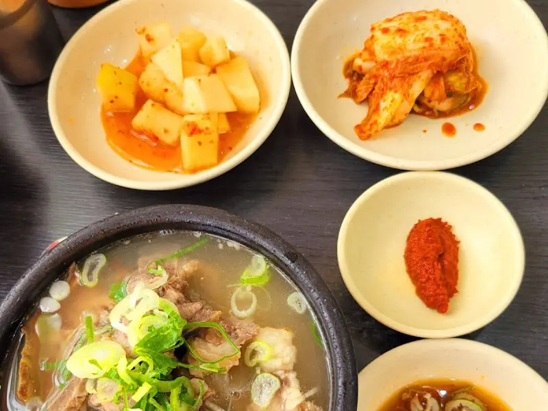 소머리국밥과 반찬