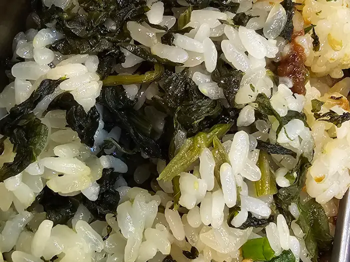 곤드레밥 클로즈업