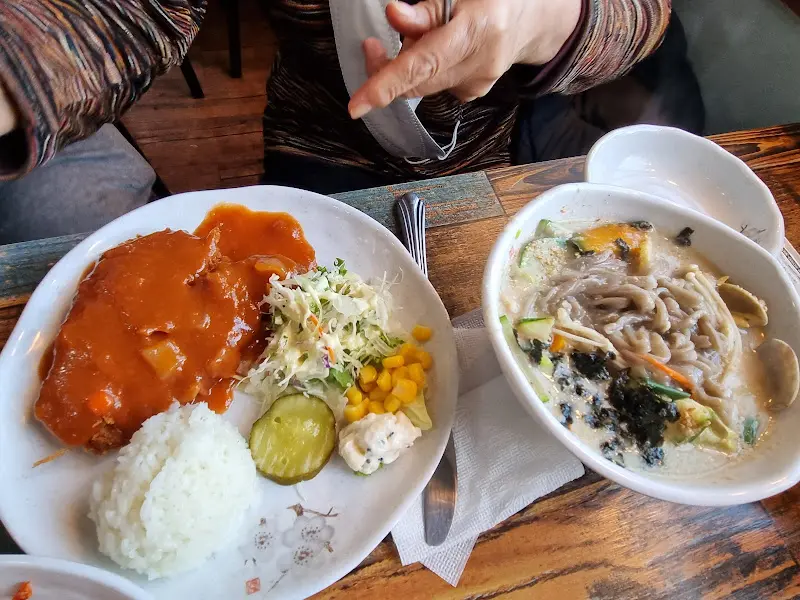 돈까스 칼국수 세트