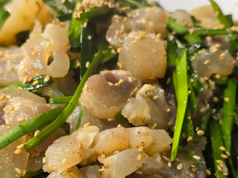 스지무침 클로즈업