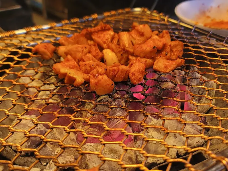 잘 구워진 곱창