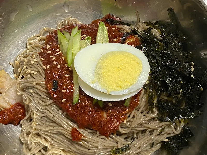 막국수 비빔 전