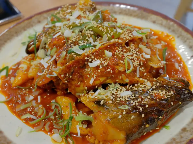 매콤한 낙지볶음과 떡