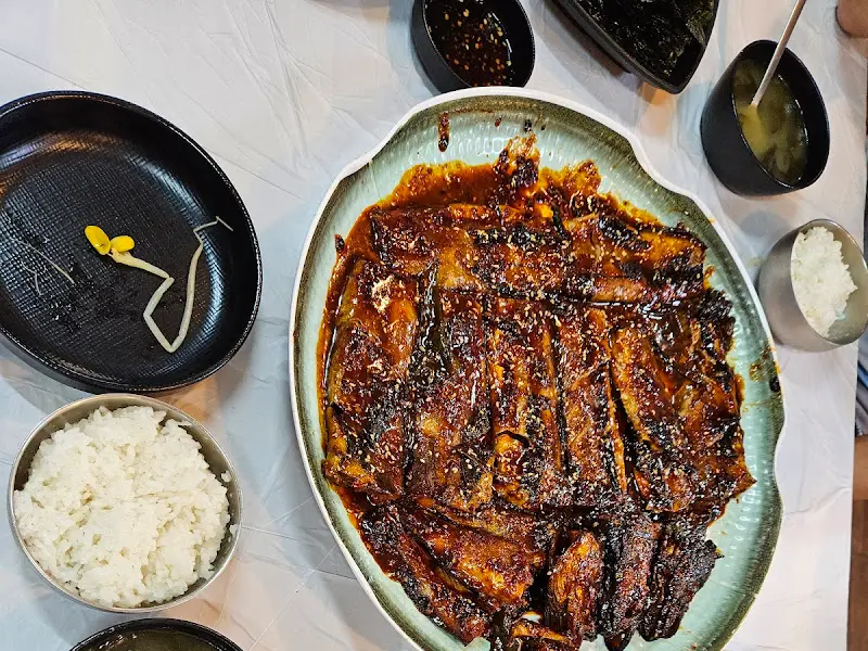 코다리 조림 클로즈업