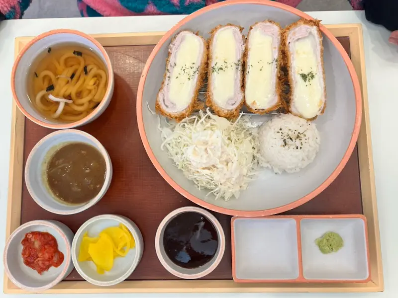 카레, 밥, 우동, 돈까스