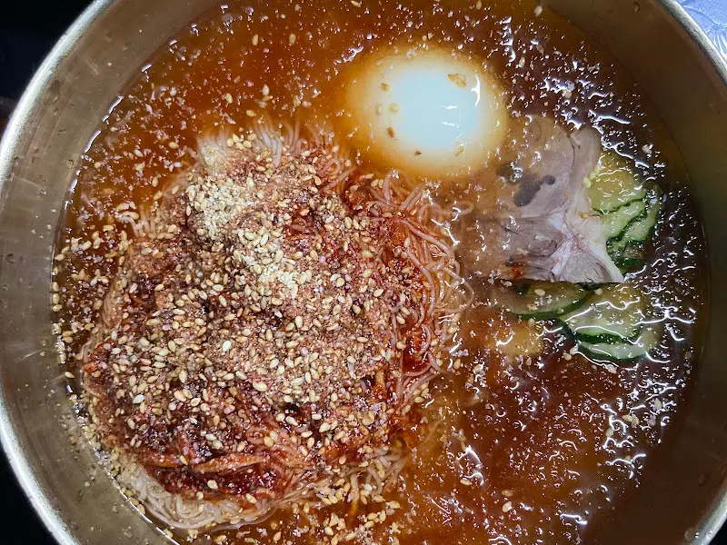 비빔냉면 클로즈업