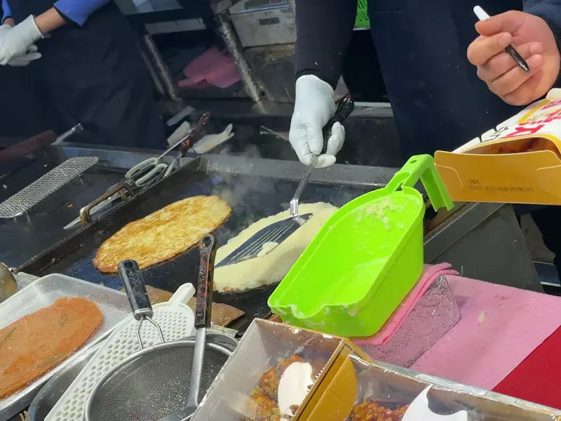 오징어순대 조리 과정