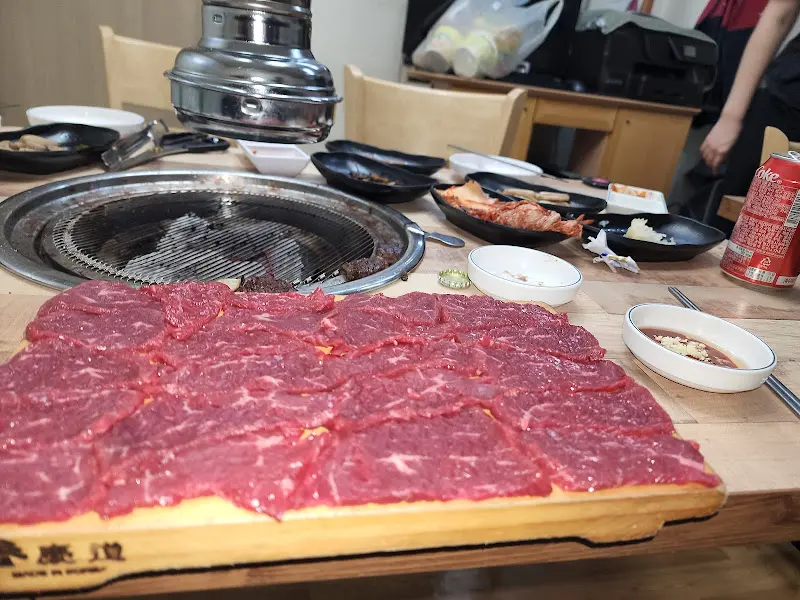 차돌박이 한 상 차림