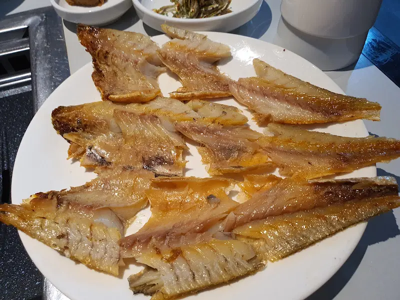 보리굴비와 녹차물 밥