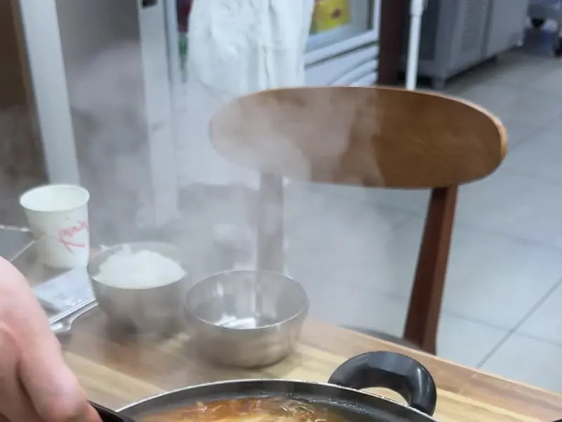 버섯찌개 한상차림