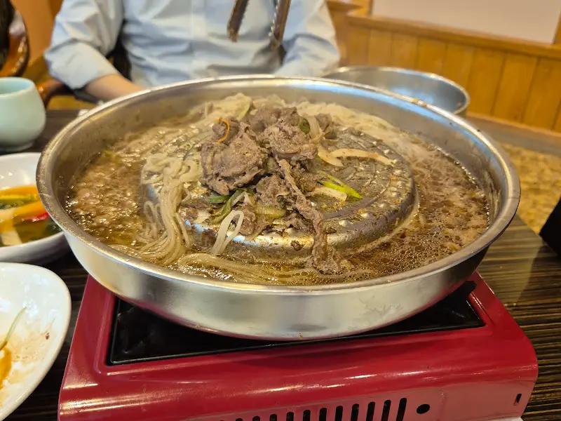 불고기가 익어가는 모습