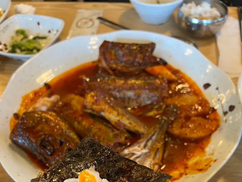 코다리조림과 김