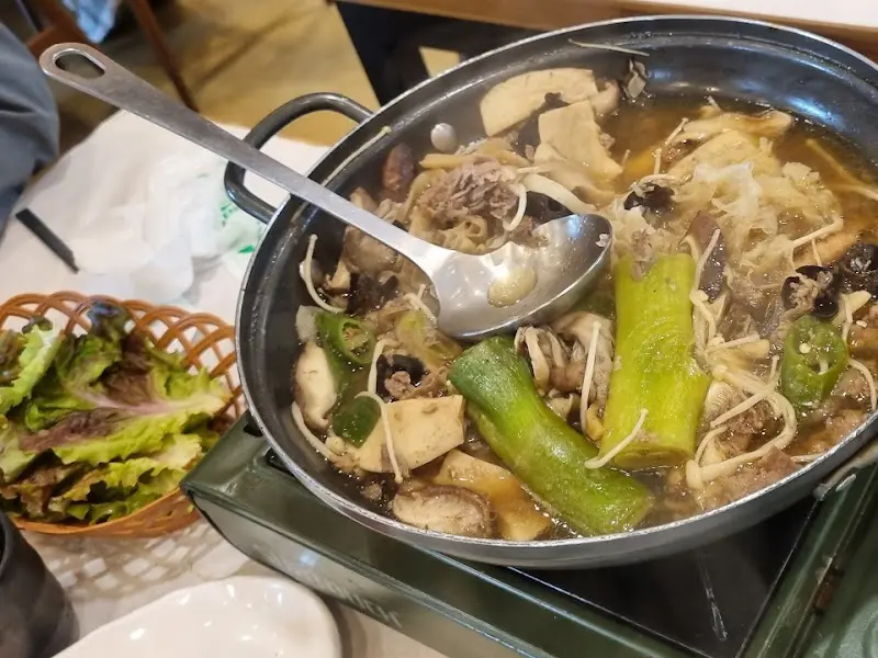 푸짐한 해장국 재료