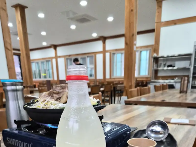 보쌈 전골과 막걸리