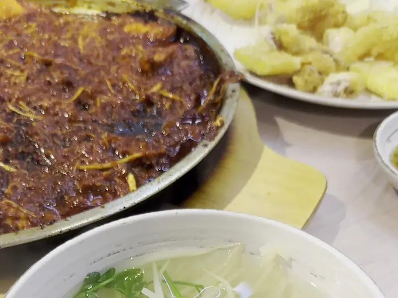 복어 불고기와 맑은 탕