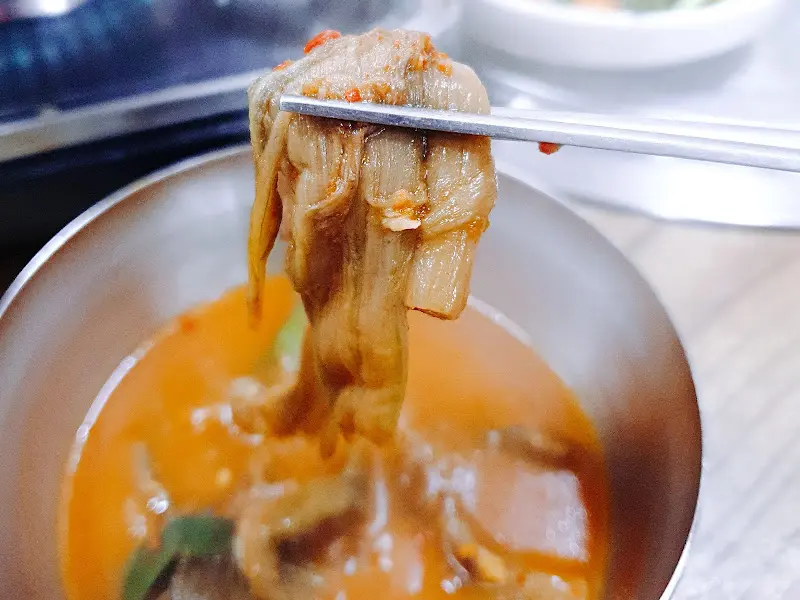 환상적인 김치 맛