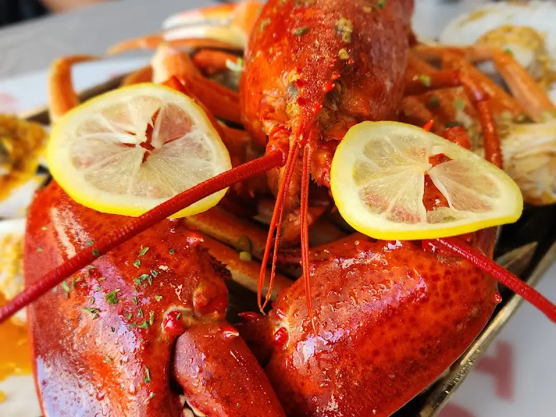 클로즈업된 랍스터