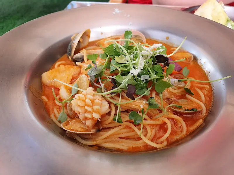 해산물 뚝배기 파스타