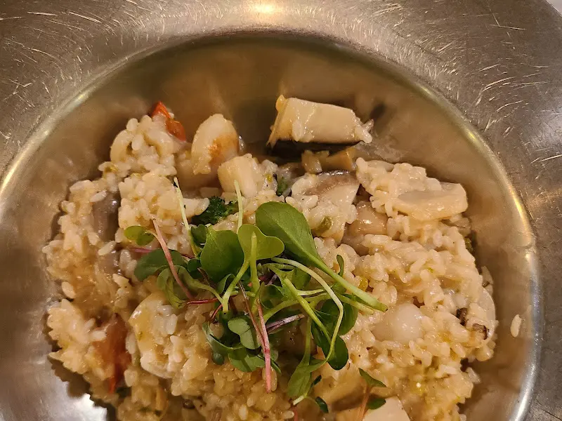 버섯관자크림리조또