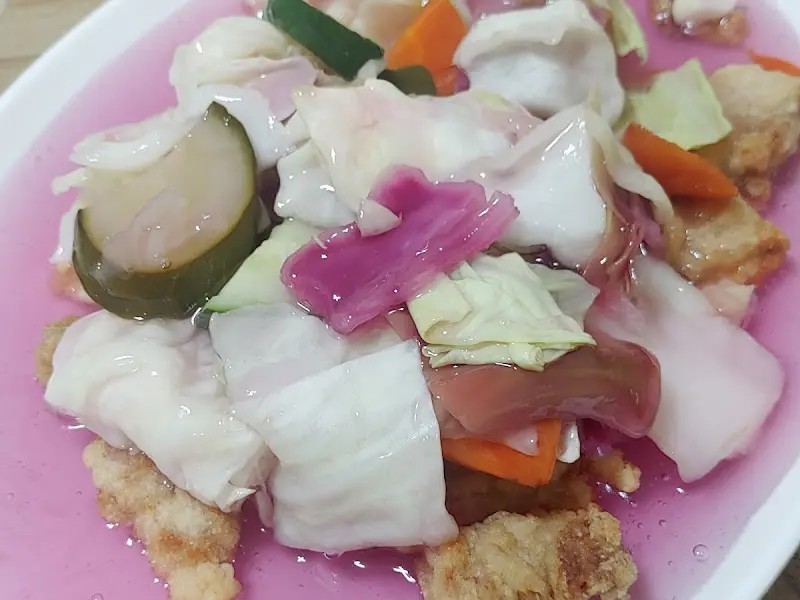 문정식당 양배추 샐러드