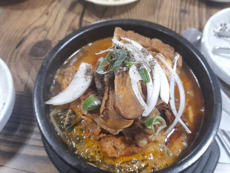 뼈해장국 클로즈업