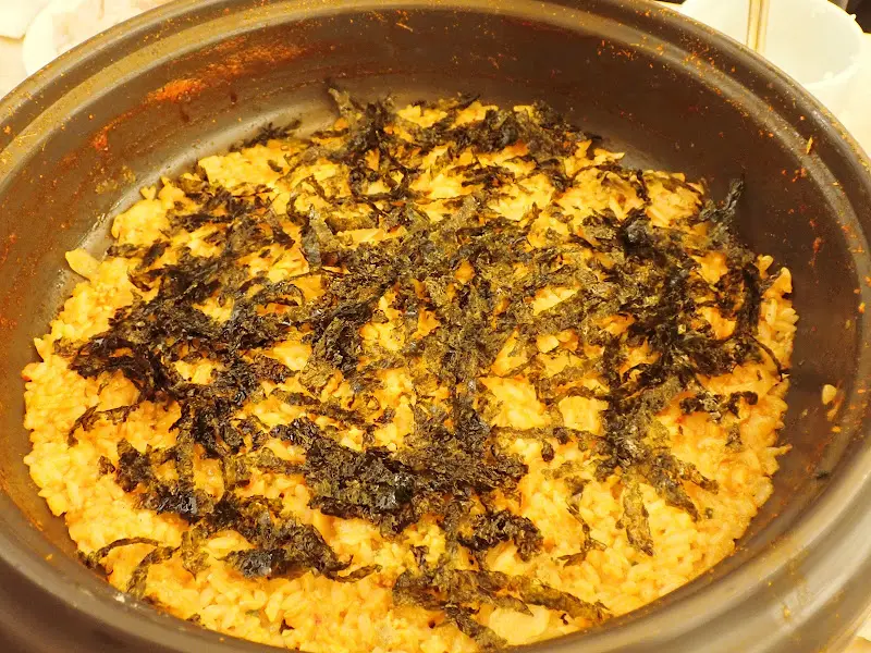 만두전골 볶음밥