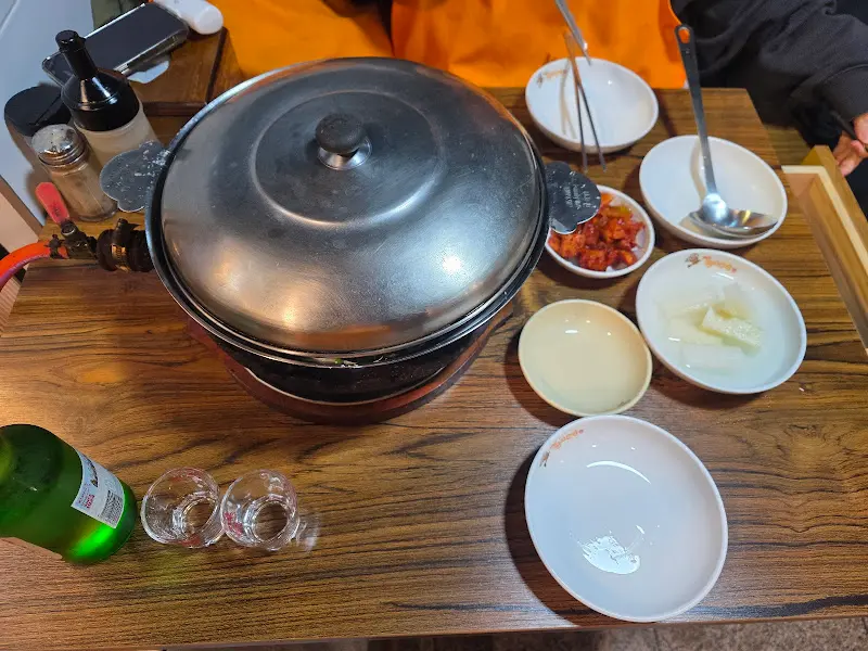 대구탕 끓기 전 세팅