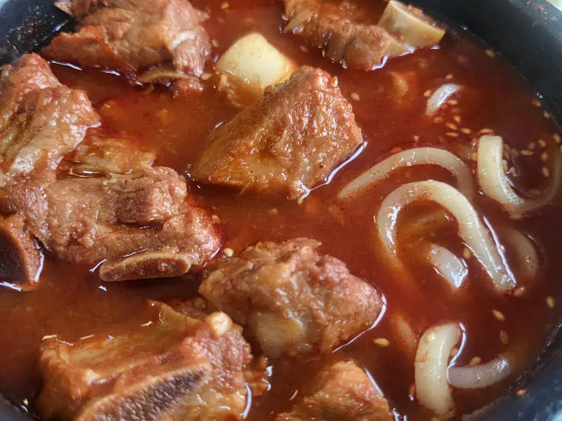 매운갈비찜 클로즈업