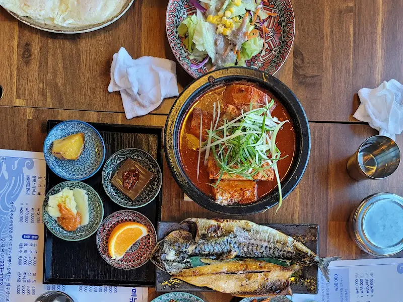 제주 특산물 판매대