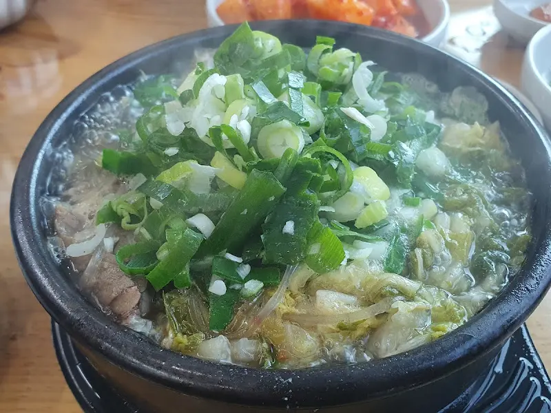 해장국 속 내용물