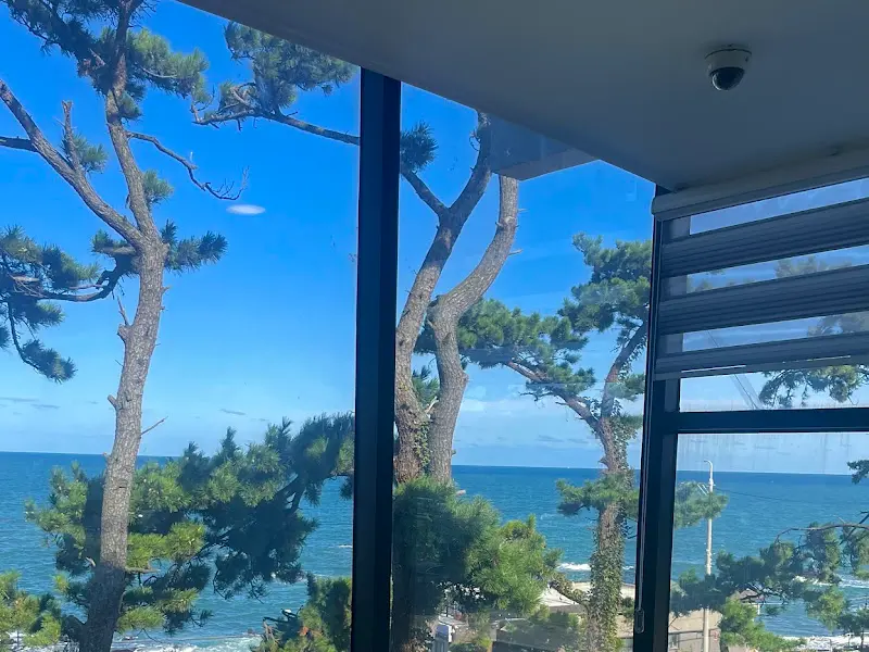 창밖으로 보이는 바다