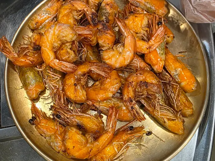 뚱보조개, 새우구이