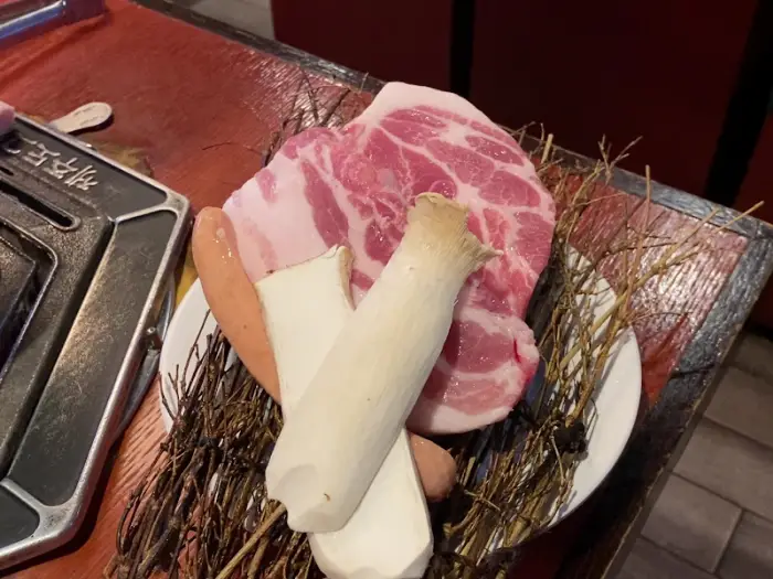 제주도그릴 특상 고기 준비