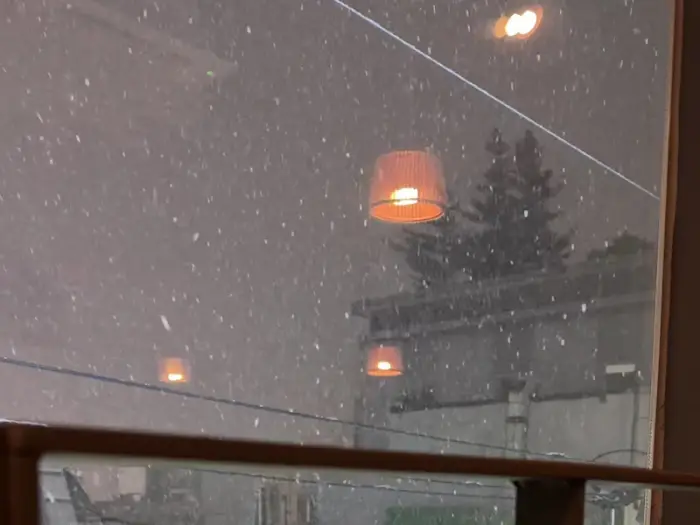 눈 내리는 풍경