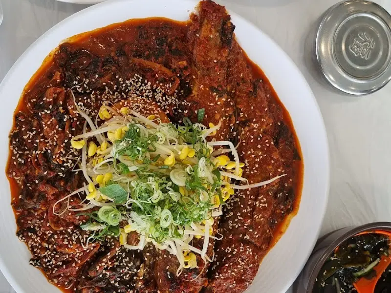 코다리찜 근접샷