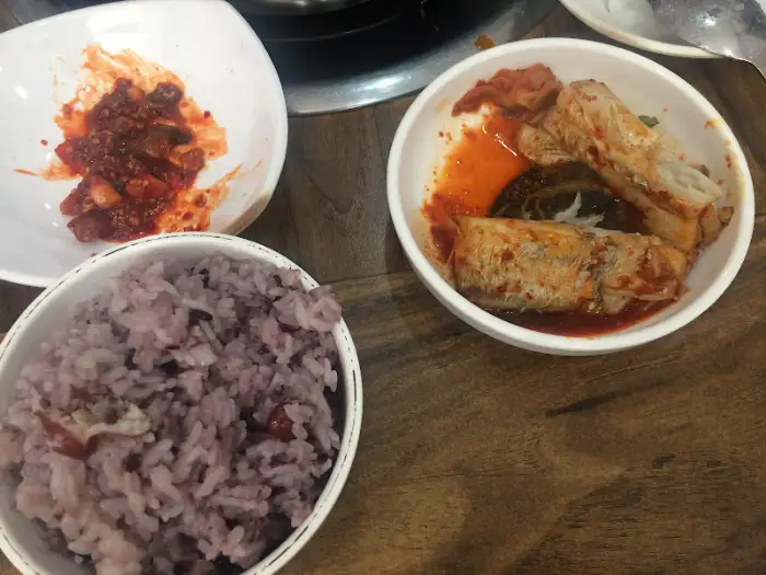 간장게장, 밥, 김치