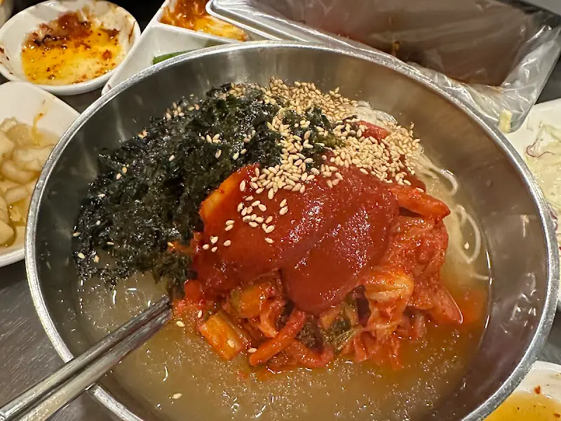 김치말이국수