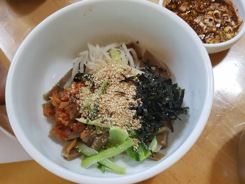 청포묵 비빔밥
