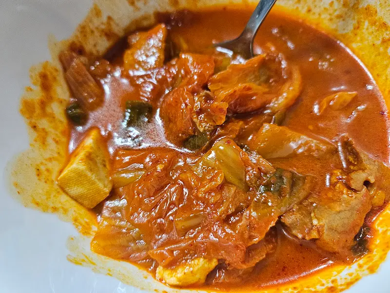 김치찌개 비주얼