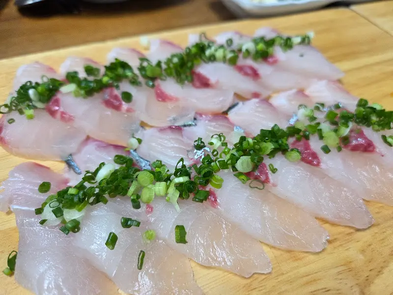 고등어회 클로즈업