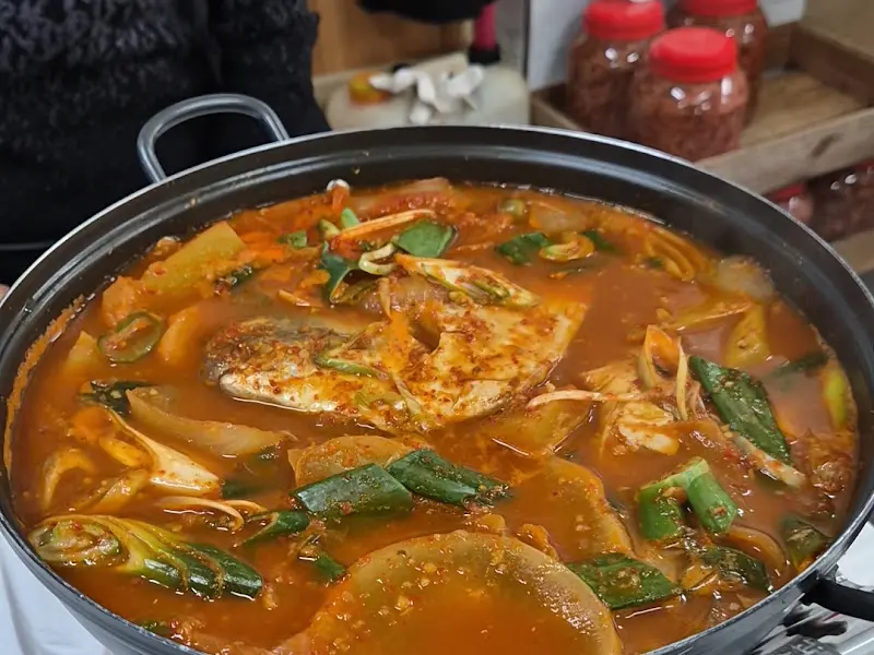 병어찜의 클로즈업 샷