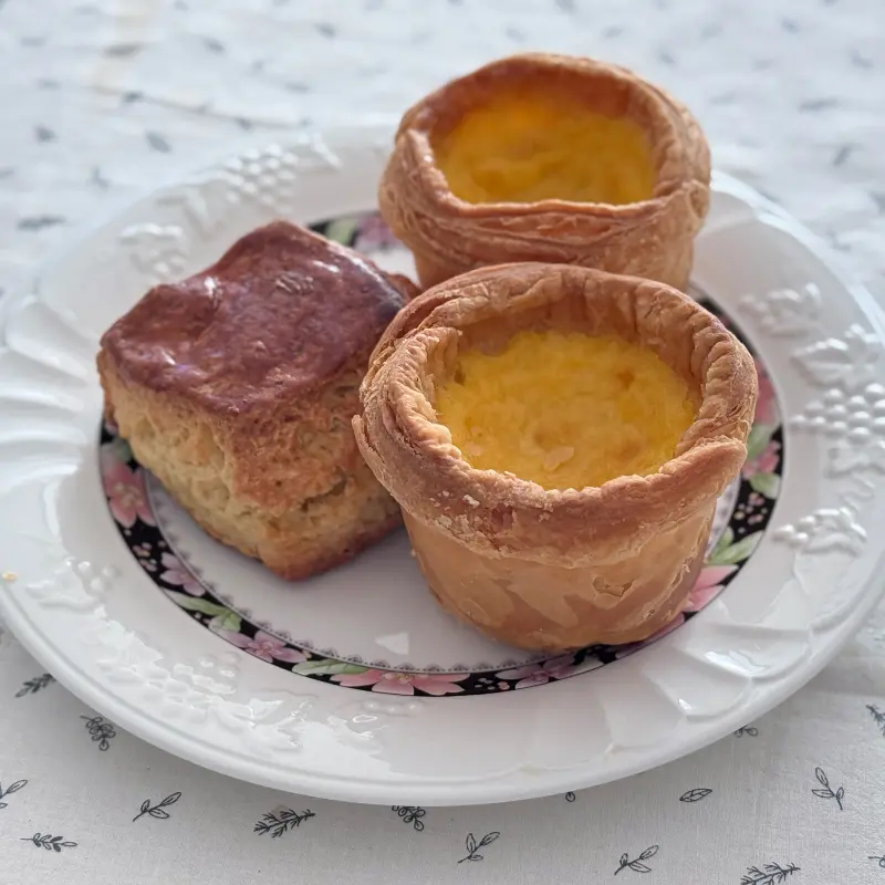 에그타르트와 스콘