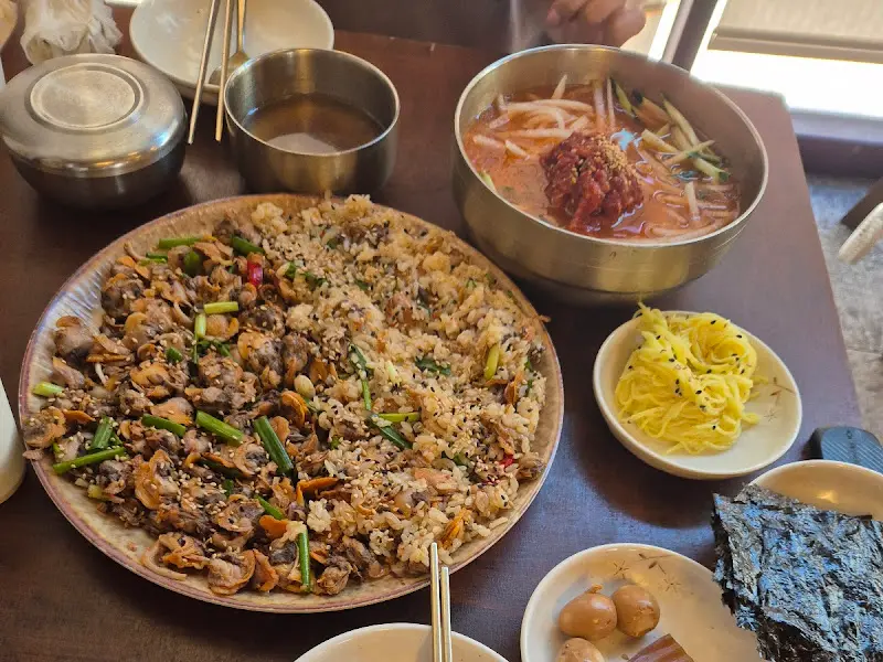 한우물회와 비빔밥