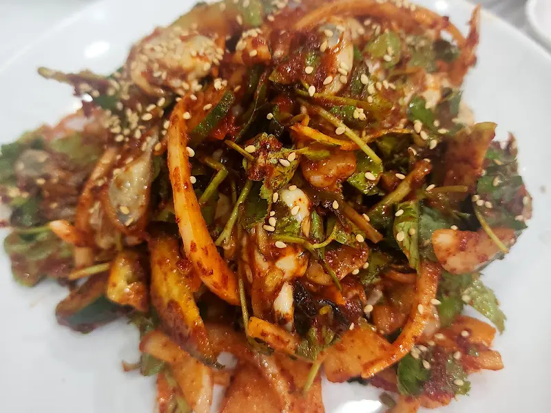 새콤달콤한 바지락무침