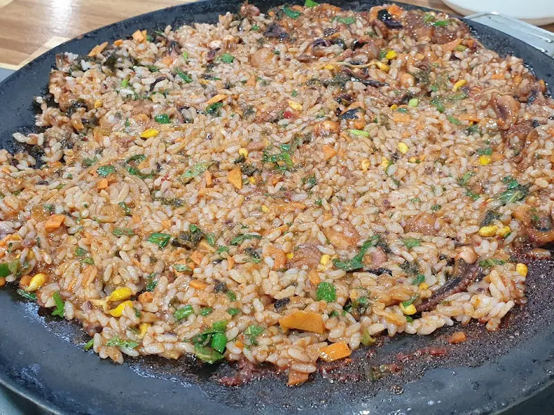 쭈꾸미 볶음밥 완성