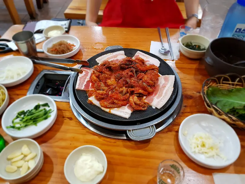 쭈꾸미와 삼겹살