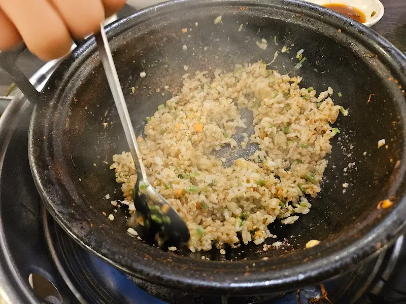 볶음밥 조리 과정