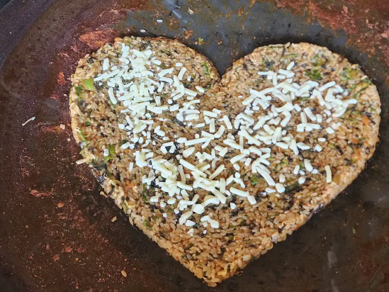 하트 모양 볶음밥